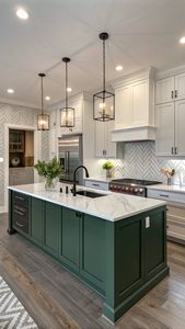 ตู้ครัวอเมริกันแบบโมเดิร์นสั่งทำพิเศษจาก SANYANG ทำจากไม้เนื้อแข็ง/ไม้อัดอเนกประสงค์ สไตล์คลาสสิกแบบใหม่สไตล์เชค - Product Image 5