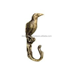 Handicraft <b>Wall</b> Decor Golden Brass Jacket Hanger Handmade Design Cloths Hook Can Be Used For Home Decor Or As A <b>Wall</b> Hanging - Product Image 6