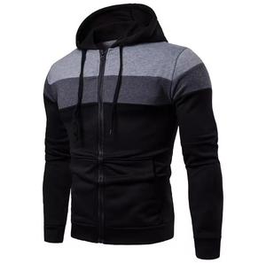 Unisex Hooded <b>Fleece</b> Sweatshirt Regular Fit Casual <b>Zipper</b> Front Pocket Solid 100% Cotton Quick Dry 260g Winter Wear - Product Image 3