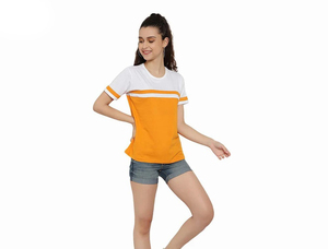 เสื้อยืดผู้หญิงสำหรับฤดูร้อน สตรีทแวร์ ตัดเย็บตามสั่ง คุณภาพมาตรฐานโรงงาน ควบคุมคุณภาพ เสื้อยืดผู้หญิงแบบสั่งทำ - Product Image 5
