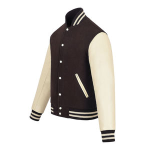 Free Sample Men's Lettering Baseball Jacket High Quality Varsity Jacket Heavy Weight Baseball Jacket. Bomber Varsity Jacket Men - Product Image 6
