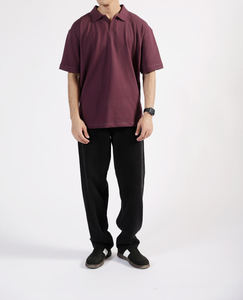 Camiseta Polo Lisa de Color Sólido, 100% Algodón de Alta Calidad, Personalizable con Impresión y Bordado, Logotipo OEM, para Hombre - Product Image 2