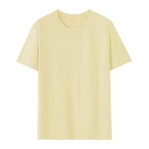 Camiseta Básica de Manga Corta, Unisex, 50% Algodón Orgánico, 220 Gramos, Corte Regular, Color Sólido, Precio de Fábrica OEM China Bangladesh - Product Image 4