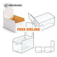 Boîte en carton personnalisée pour présentoir de compteur CDU, pour emballage de kits de peptides en seringue, avec inserts sur mesure en EVA/carton, OEM/ODM