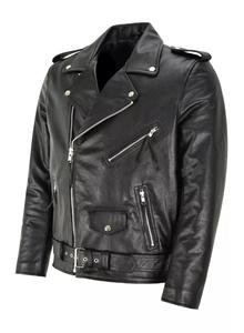 Fashionable Custom Collar Windbreaker Riding <b>Jacket</b> for Men and Women Zip Style <b>Leather</b> Coat <b>Long</b> Sleeve Slim Fit <b>Leather</b> <b>Jacket</b> - Product Image 3