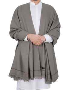 <b>Men</b> Winter Traditional Wool <b>Shawl</b> Soft Warm Solid Breathable 300g Formal Daily Wrap - Product Image 1