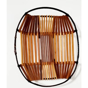 Eco Friendly Natural <b>Bamboo</b> Wooden Fruit <b>Basket</b> Modern Handmade Desktop Organizer Decorative Table Serving Tray <b>Basket</b> Stand - Product Image 3