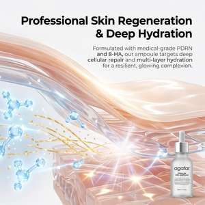 PDRN DNA แซลมอน บริสุทธิ์ 100% จากเกาหลี PDRN 10000ppm ไฮยาลูรอนิค แอซิด เซรั่มบำรุงผิวหน้า ช่วยลดเลือนริ้วรอย ให้ผิวเปล่งประกาย ชุ่มชื้น ขายส่ง K-Beauty - Product Image 3