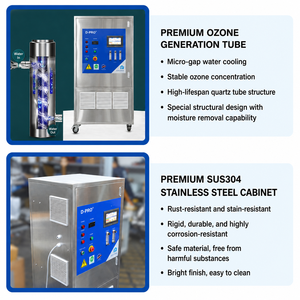 Générateur d'ozone industriel 300g/h 500g/h 2000g/h, système d'ozone à commande PLC pour le traitement de l'eau, directement de l'usine au Vietnam - Product Image 4