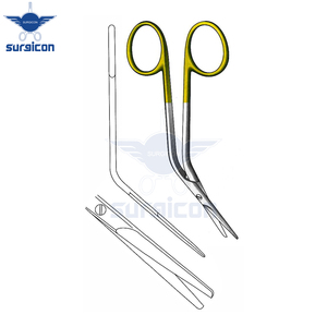 กรรไกรผ่าตัด Fomon ขนาด 15 ซม. / 6 นิ้ว พร้อมใบมีดทังสเตนคาร์ไบด์ TC GOLD เพื่อการตัดที่แม่นยำและเชื่อถือได้ - Product Image 3