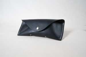 Genuine Leather Glasses Case Soft Cowhide Pouch Luxury <b>Slim</b> Handmade Reading Spectacles Cover Sunglasses Bag LGC-0018 - Product Image 3