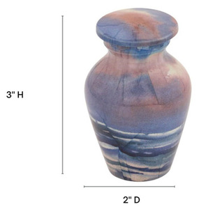 Urnes funéraires pour animaux de compagnie en acier inoxydable de luxe moderne, écologiques, faites à la main, pour les cendres de chiens, très vendues - Product Image 2