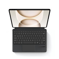 Casing Kulit Keyboard Tablet Nirkabel Modis dengan Touchpad Terintegrasi Magnetik untuk Honor Magic Pad3 12.5, 13.3 Inch