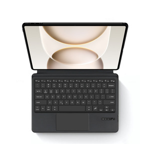 Fashionable Wireless <b>Tablet</b> <b>Keyboard</b> Leather Case Magnetic with Built-in Touchpad for Honor Magic Pad3 12.5, 13.3 Inch - Product Image 2