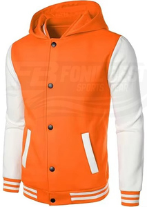 Veste universitaire pour homme de haute qualité, prix de gros abordable, en polaire écologique, pour l'hiver, style baseball, tailles personnalisables, douce - Product Image 2
