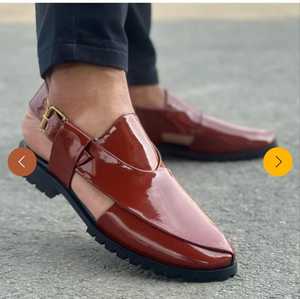 Stylish Men Handmade Brown Color Leather Peshawari <b>Sandals</b> In Wholesale Price And Low MOQ 2026 Best Supplier - Product Image 4
