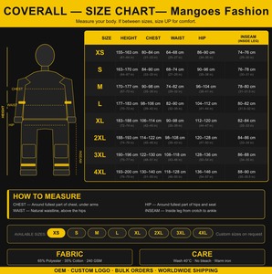 Combinaisons de travail de haute qualité pour hommes, nouveaux uniformes de sécurité réfléchissants avec logo, combinaison de travail - Product Image 6