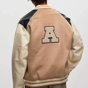 Chaqueta Varsity de Invierno para Hombre, Cuello Alto, Casual, Personalizable, 100% Poliéster, Precio al por Mayor - Product Image 2