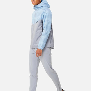 Conjunto deportivo informal de nailon de alta calidad y precio económico, chaqueta cortavientos con capucha y manga larga para hombres adultos - Product Image 3