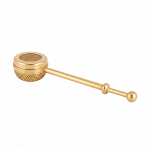 Brass <b>Tea</b> Strainer Mesh Resting <b>Pot</b> Excellent quality Brass <b>Tea</b> Stainer Metal <b>Tea</b> <b>Infuser</b> Cheap price - Product Image 1