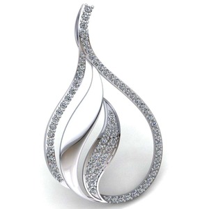 Pendentif Lettre Judith Hip Hop Unisexe Très Demandé avec Fermoir Personnalisé en Argent Sterling 925 et Moissanite VVS, Disponible au Prix Export - Product Image 4