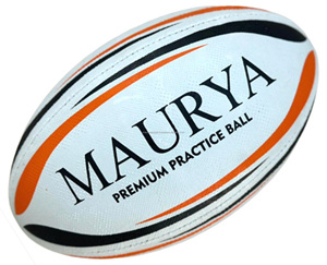 Indian Manufacturer's Custom Rugby Balls Promotional Training Footballs with <b>Latex</b> Bladder and Customizable Logo - Product Image 6