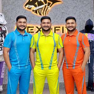 Conjunto ligero de camiseta y pantalón de cricket para jugar en todas las temporadas, ligero y cómodo para jugadores de clubes y academias, para adultos. - Product Image 3