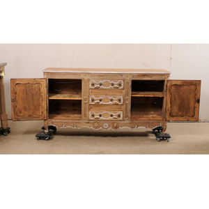 Arjuna <b>6</b> <b>Drawer</b> Wardrobe Made of Solid Teak Wood Frame and Woven Rattan with a Natural Finish. - Product Image 2