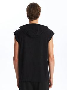 Nueva Sudadera con Capucha sin Mangas para Hombre, Estilo 2026, Venta al por Mayor de Fábrica, Logotipo Personalizado OEM, Ropa Urbana - Product Image 5