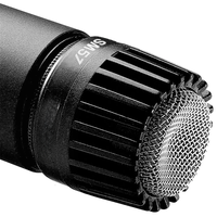 Mikrofon Instrumen Dinamis SM57 Pola Kardioid Profesional untuk Rekaman Studio, Suara Live, Snare Drum, Gitar, dan Amp