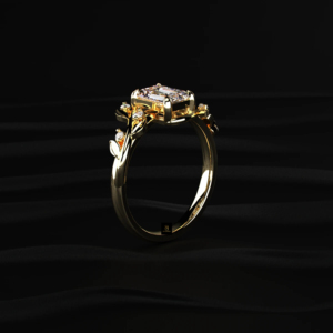 Bague en diamant cultivé en laboratoire certifiée IGI, couleur D E F, or, argent, or jaune, or blanc, or rose, bague de fiançailles solitaire en diamant - Product Image 2