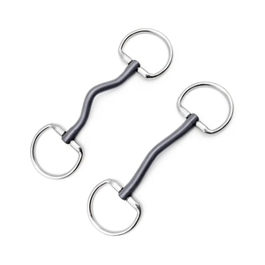 2026 Bocado de caballo de acero inoxidable con anillo en D, tipo brida ecuestre, color plateado, para caballo western, 2026 La mejor calidad - Product Image 3