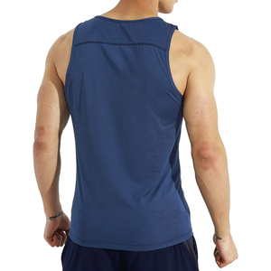 Custom Striped <b>Men</b> Tank Top <b>For</b> High Performance Gym Vest Breathable Training <b>Singlet</b> Wholesale Streetwear Tank Top - Product Image 3