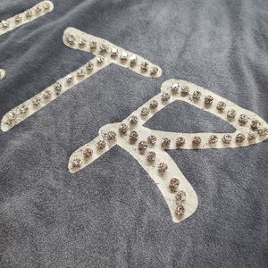 T-shirts Homme Oversize Cropped en Coton 100% Personnalisés avec Impression Strass, Lavage Stone Washed, Grammage Lourd, Fabrication OEM - Product Image 4