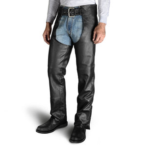 Chaps en cuir véritable sur mesure OEM, respirants et à séchage rapide, pour hommes, qualité supérieure, prix le plus bas. - Product Image 1