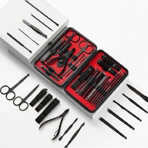 SAAR GLOBAL SURGICAL Kit de manucure en acier inoxydable durable de qualité supérieure Coupe-ongles Ciseaux Lime 3-en-1 Étui portable Adultes Classique - Product Image 3