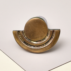 Gancho de Pared Doble con Lazo Metálico Dorado Vintage, Desmontable, Antideslizante, Multifuncional, para Cocina, Baño, Sala de Estar - Product Image 3