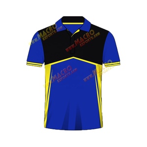 Polo de camisa textil suave sublimada sin botones de alta calidad Polo sublimado con tinte polos hechos a medida - Product Image 5