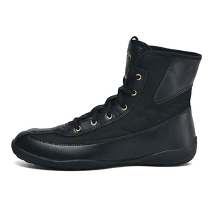 Botas de Boxeo Personalizadas al por Mayor, Zapatos Profesionales para Torneos, OEM, Zapatos de Boxeo de Cuero Genuino de Alta Calidad Personalizados - Product Image 3