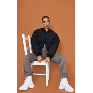 Blouson bomber coupe-vent personnalisable avec logo, nouveau style, pour homme et femme, respirant, réversible, écologique, tricoté surdimensionné - Product Image 3