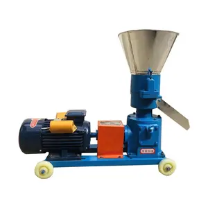 High Quality Flat Die Hay Tree Scraps Sawdust Wheat Straw Biomass Wood Pellet Machine