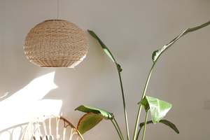 Meilleures ventes, lustre en rotin et bambou fait main, luminaire suspendu pour la décoration de la maison, restaurant, café, projets hôteliers - Product Image 5