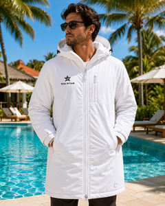 เสื้อคลุมกันน้ำสำหรับผู้ใหญ่ขายส่ง |   เสื้อคลุมเปลี่ยนเสื้อกันน้ำพิมพ์โลโก้ตามสั่ง พร้อมซับในขนแกะ จากโรงงาน - Product Image 6