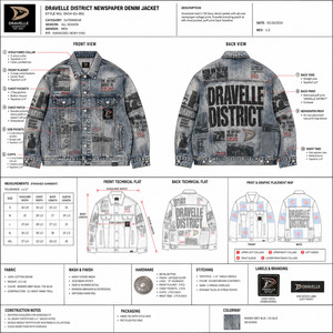 Chaqueta de Algodón Grueso con Estampado de Periódico, Estilo Informal, con Logotipo Bordado con Precisión - Product Image 6