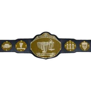 Ceinture de champion personnalisée pour la lutte, le Jiu-Jitsu, le karaté, le MMA, avec plaque dorée, design personnalisé, sangle réglable - Product Image 5