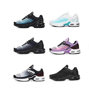 Chaussures décontractées de style basketball Tn Plus de haute qualité, confortables et amortissantes, avec lacets, tige en tissu extensible et doublure en coton - Product Image 5