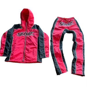 Conjunto Deportivo de Dos Piezas para Hombre, Año Nuevo 2026, Original, de Nailon, Lujoso, para Gimnasio y Fitness, Transpirable, de Poliéster/Nailon - Product Image 1