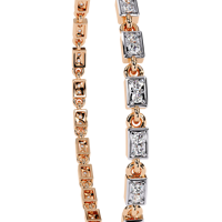 Bracelet tennis classique en argent 925 avec moissanite taille baguette, serti en canal, maillons géométriques, pour femme, usage quotidien
