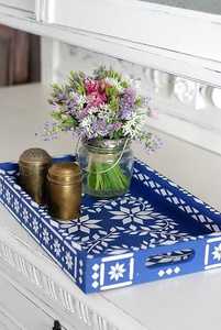 Pure Bone and Resin Inlay Serving <b>Tray</b> Dinning Table Decorative Serving <b>Tray</b> for Home Hotel & Restaurant Hot Supplies - Product Image 3