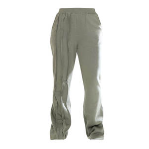 Pantalon de jogging évasé taille haute pour femme, extensible, coupe large, pour le yoga et le fitness, vêtement de détente, fournisseur OEM - Product Image 5